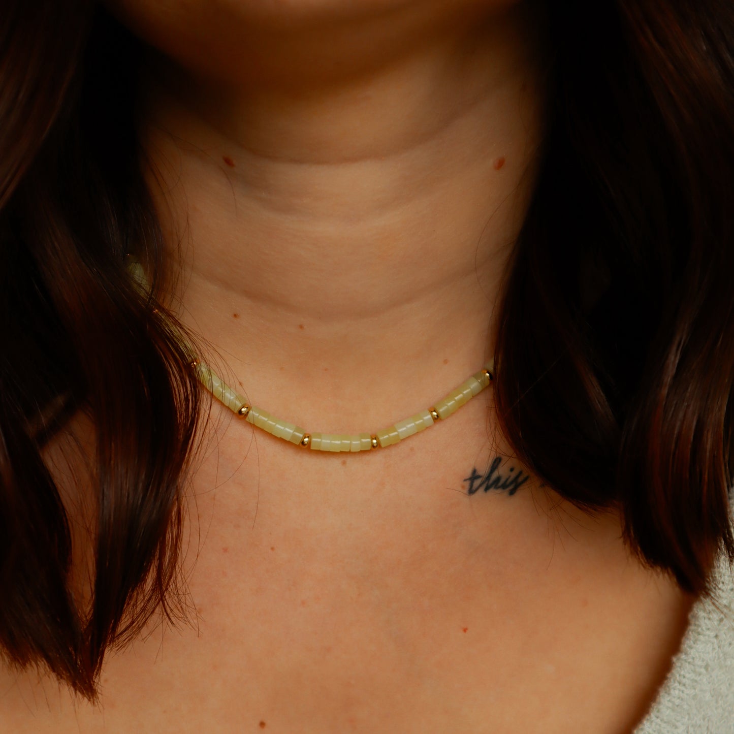 The Isles Necklace- Lime