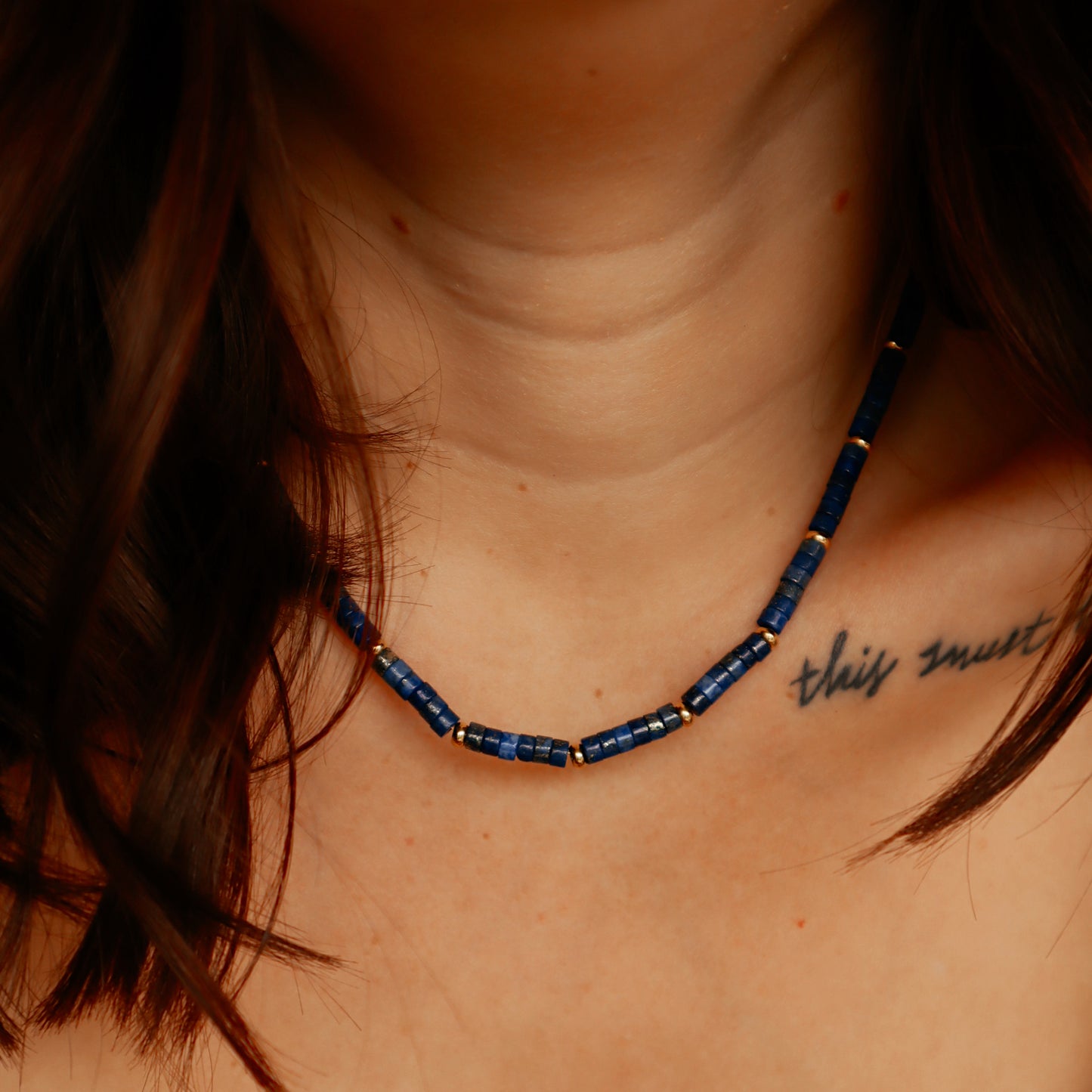 The Isles Necklace- Midnight Navy