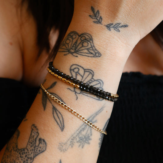The Morticia Double Bracelet