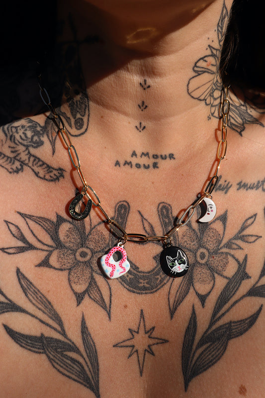 Whimsical Witch Charm Necklace