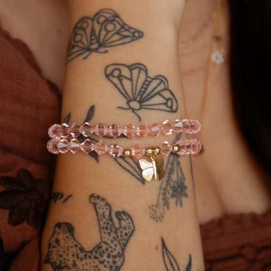 Willow Blush Swarovski Stacker