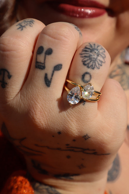 Wood Adjustable Ring