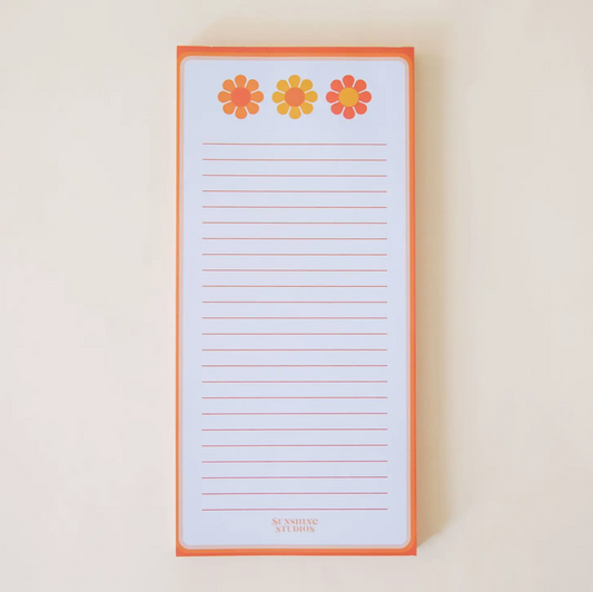 Three Daisy Notepad