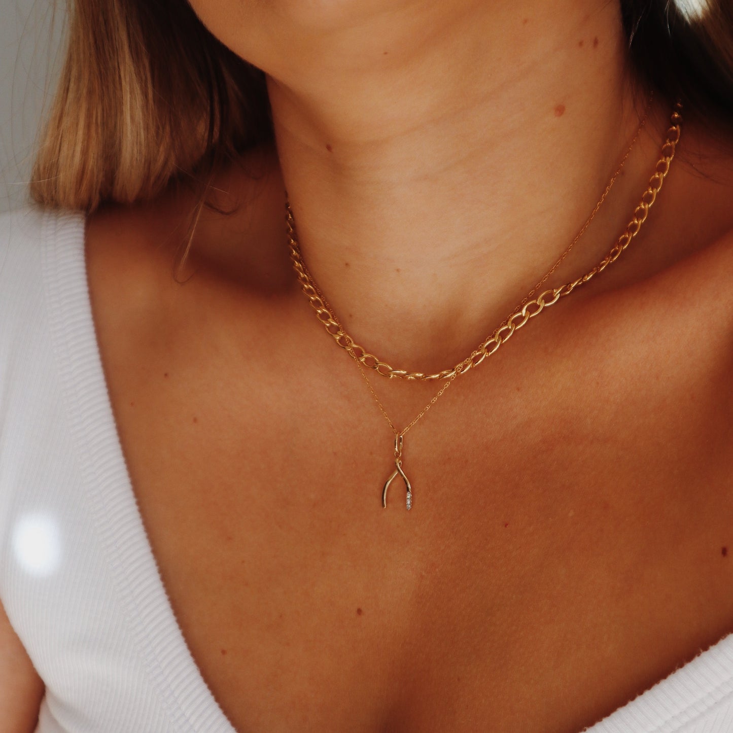 The Chloe Wishbone Necklace