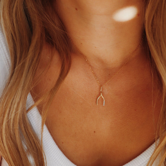 The Chloe Wishbone Necklace